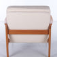 Deens Design teak fauteuil van Ole Wanscher,1960 achterkant