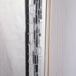Vintage Oblong Wall Mirror with black/grey decorative border