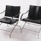 Set zwarte Carlotta stoelen van Antonio Citterio, 1990s