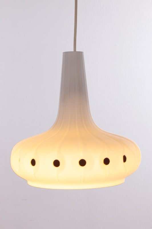 Design Peill & Putzler hanglamp, 1960 licht aan