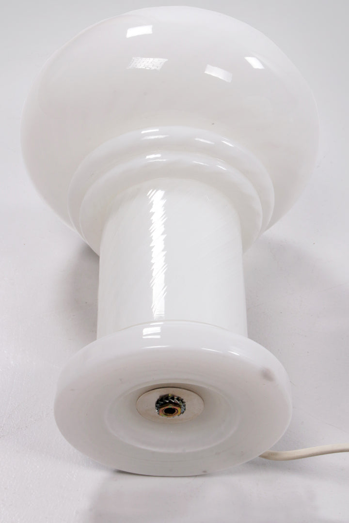 Vintage Set van 2 Opaline glazen lampjes,1960 Duitsland.