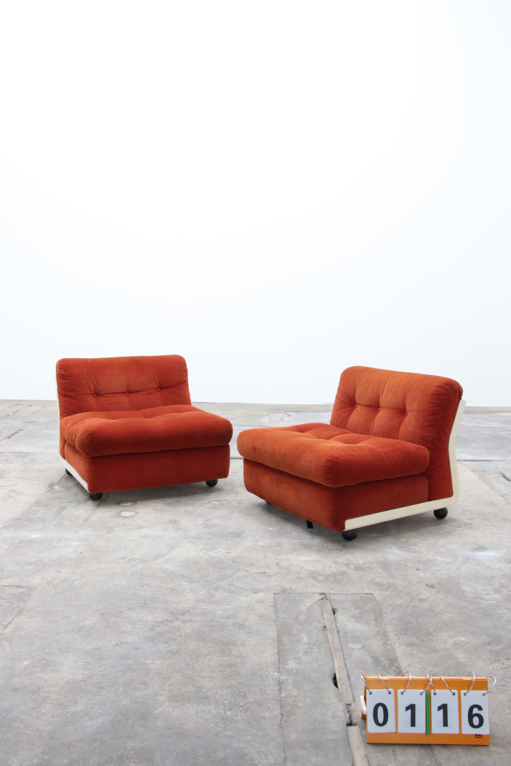Amanta Lounge stoelen van Mario Bellini voor C&B Italie,1963