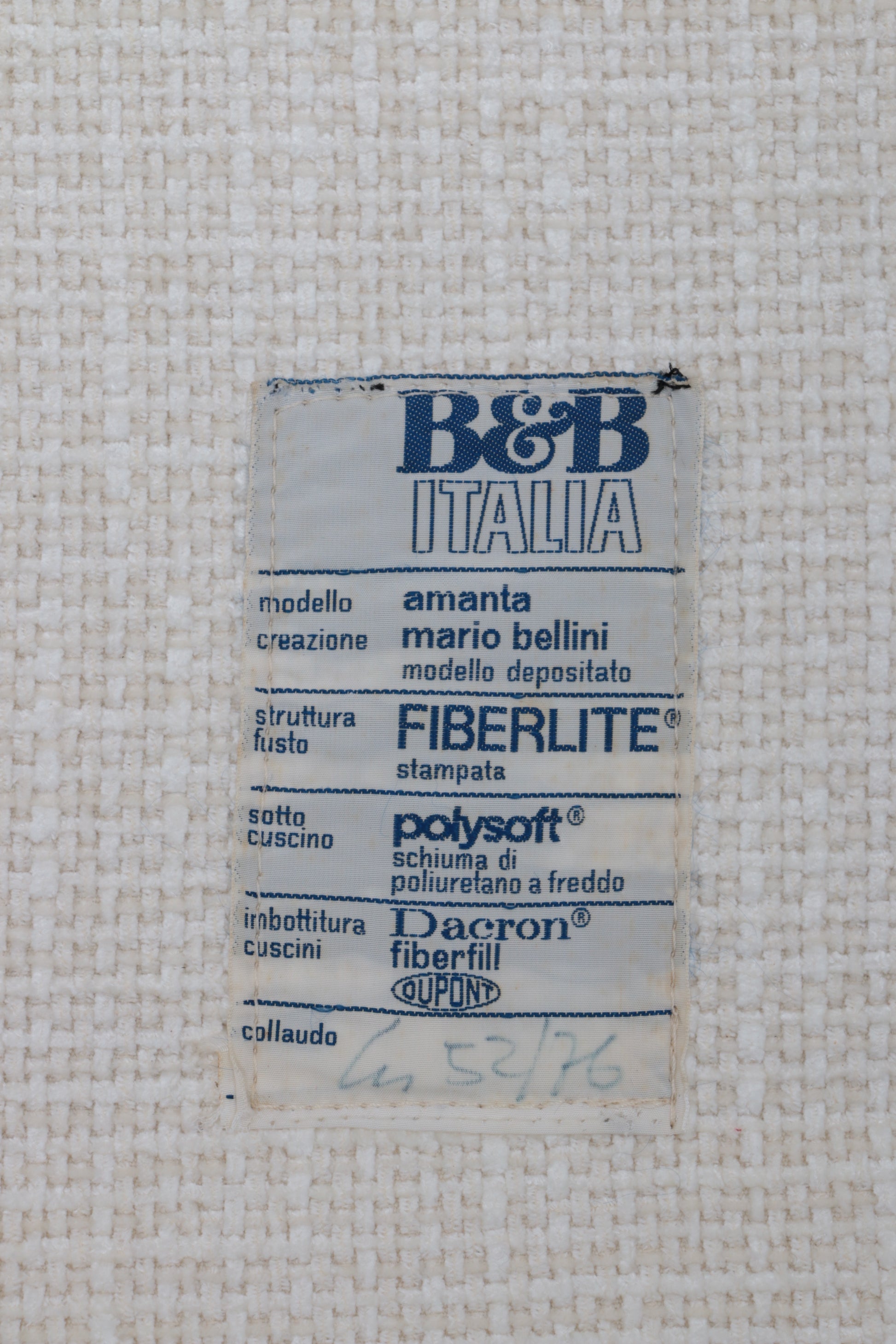 Mario Bellini Sofa Set van 4 gemaakt door C&B Italie,1963