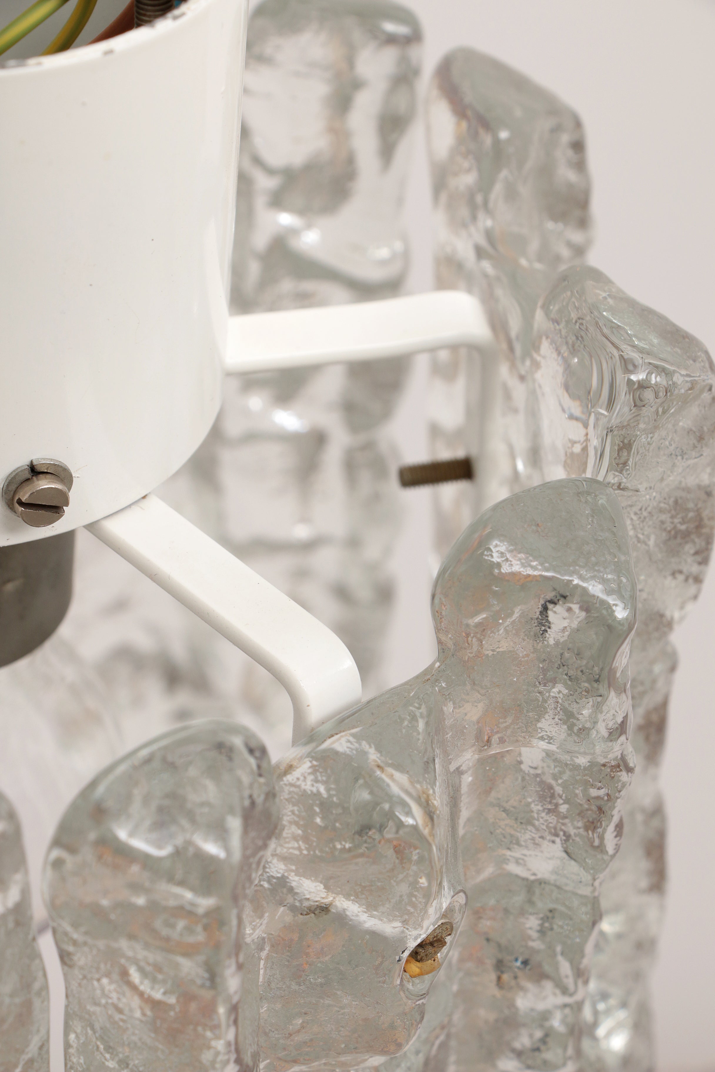 Kalmar Plafondlamp van muranoglas,1960 oostenrijk.