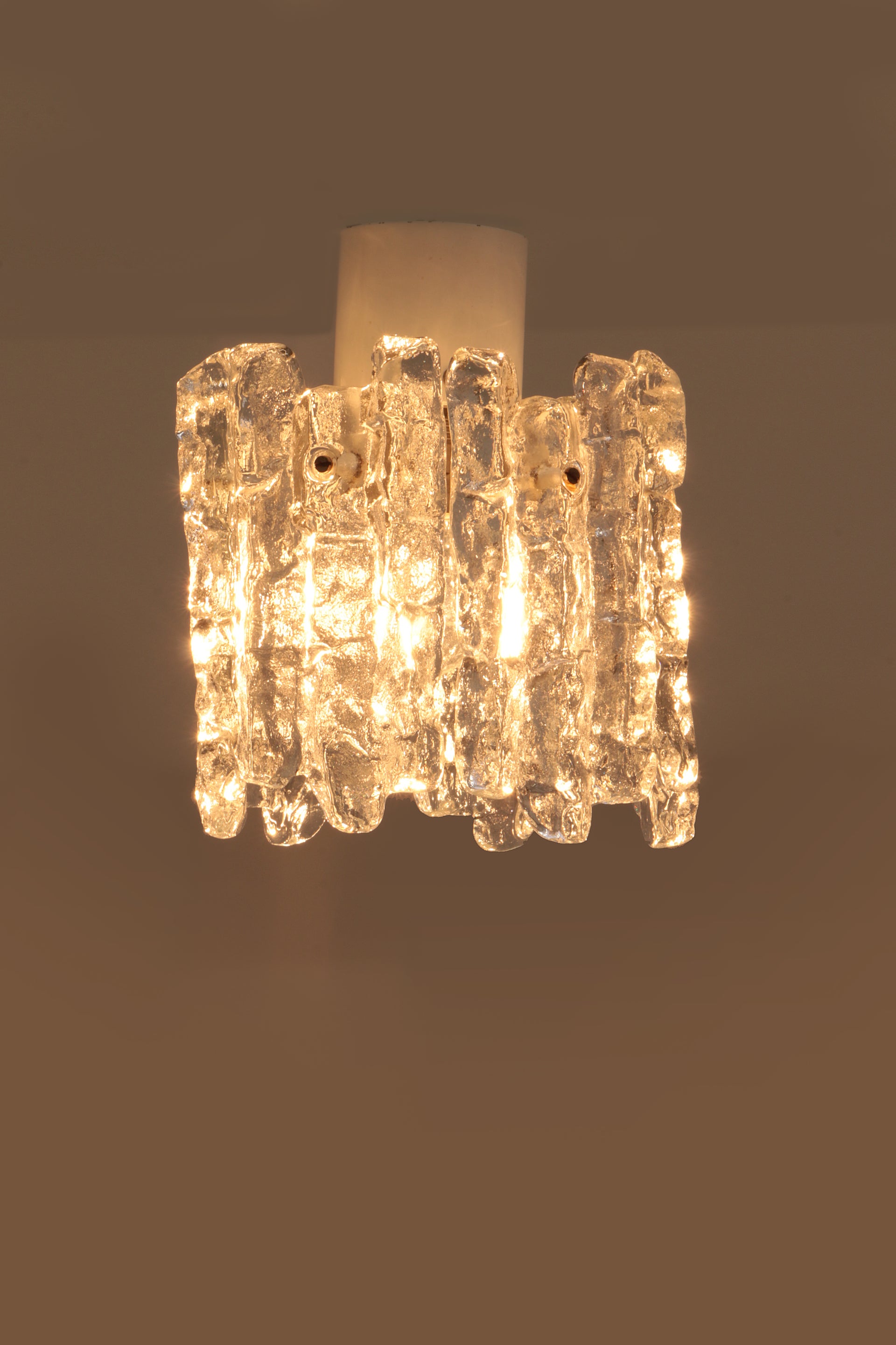 Kalmar Plafondlamp van muranoglas,1960 oostenrijk.