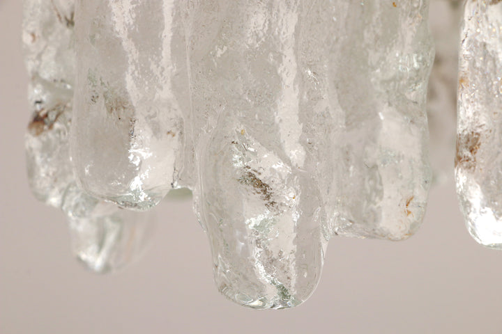 Kalmar Plafondlamp van muranoglas,1960 oostenrijk.