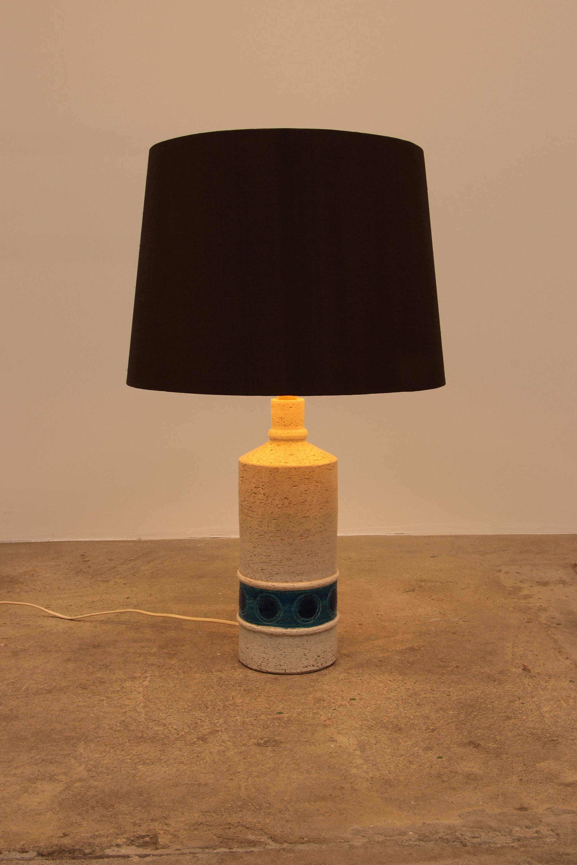 Tafellamp van keramiek ontwerp van Aldo Londi door Bergboms,1960s
