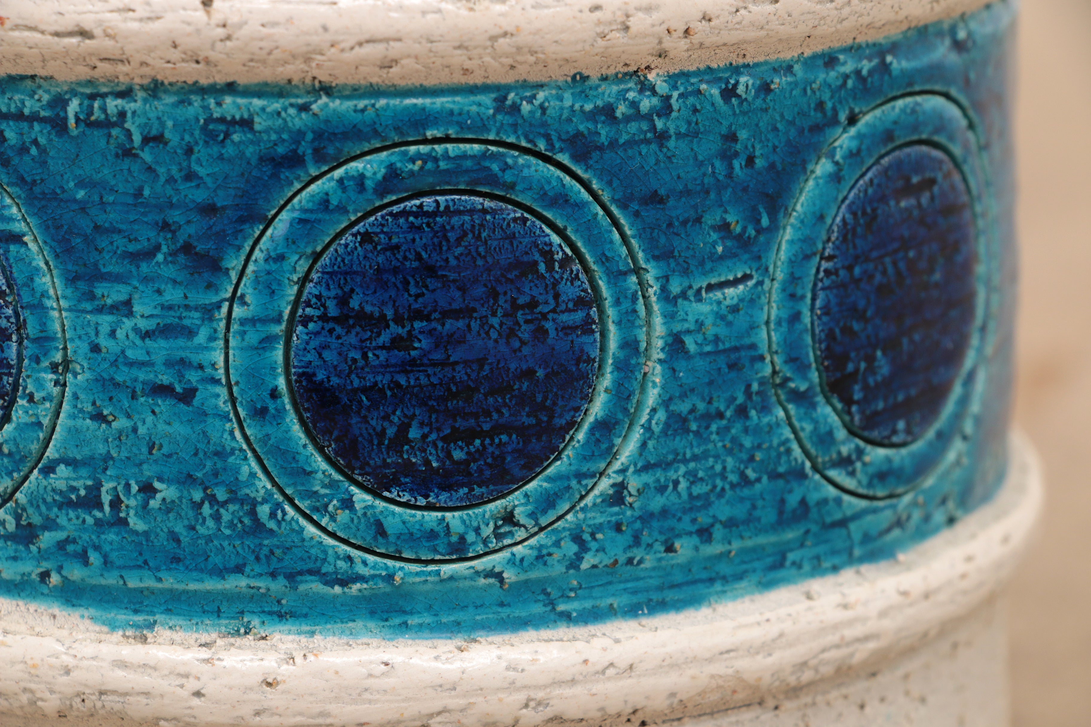 Tafellamp van keramiek ontwerp van Aldo Londi door Bergboms,1960s