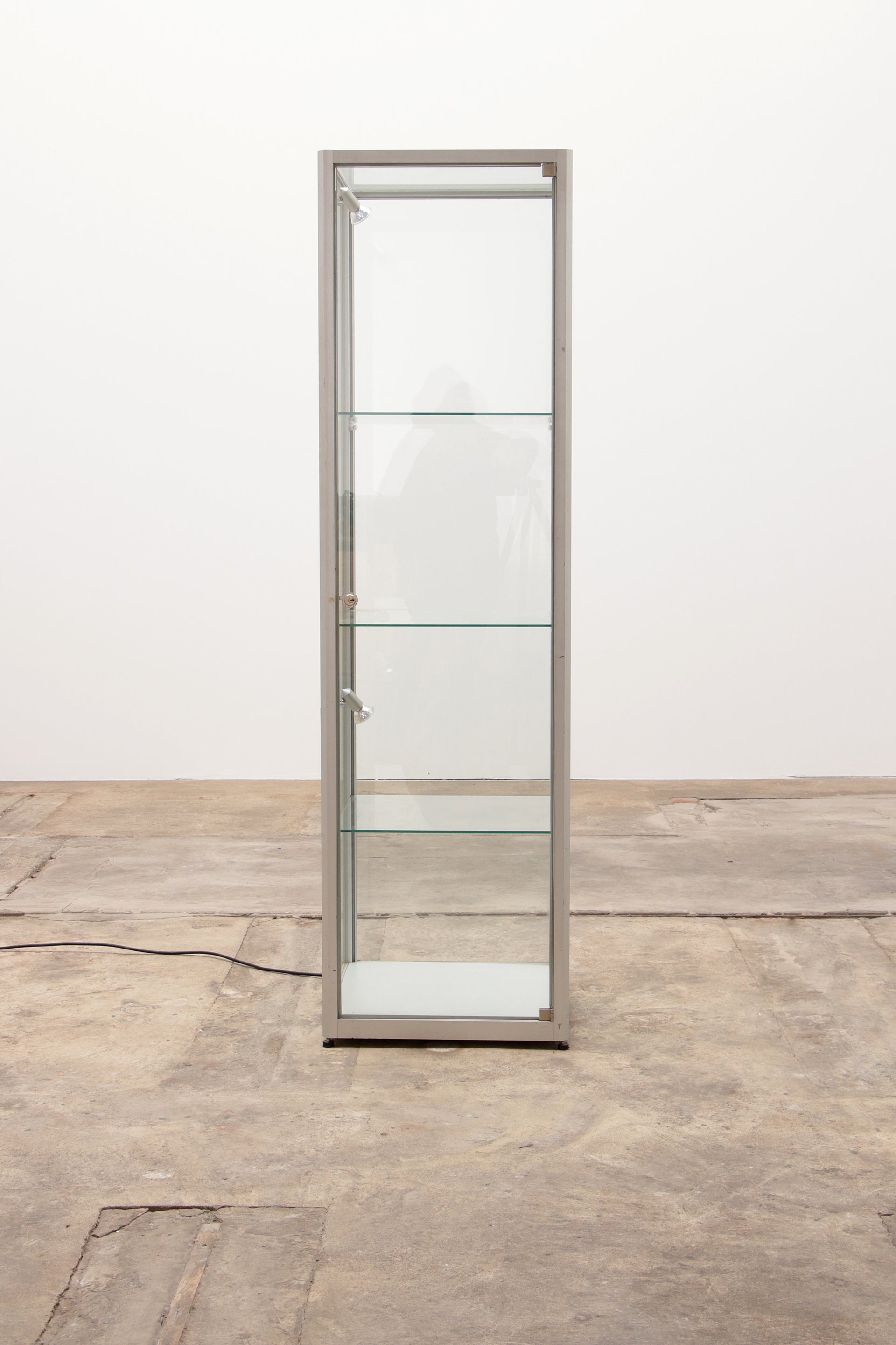 Square Display Cabinet with Lighting, 1980