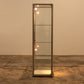 Beautiful shop display case square with lighting, 1980