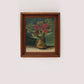Painting still life with roses signed with J.Ter Haak,1970