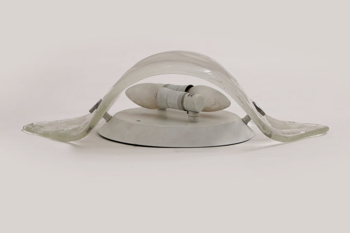 Set van 2 murano glas wandlampen van J.T. Kalmar, jaren 70.