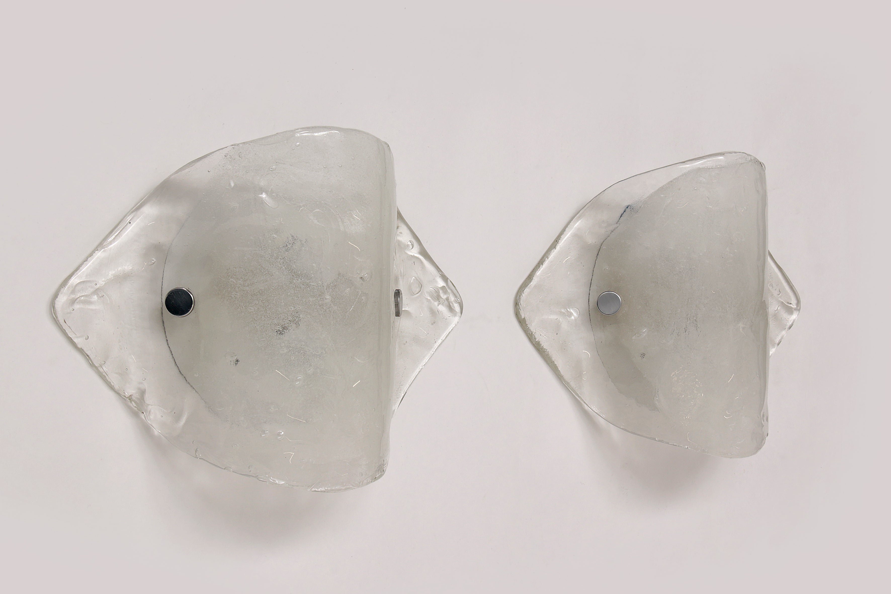 Set van 2 murano glas wandlampen van J.T. Kalmar, jaren 70.