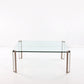 Iconic 1970s T24 Coffee Table by Peter Ghyczy – Chrome Legs