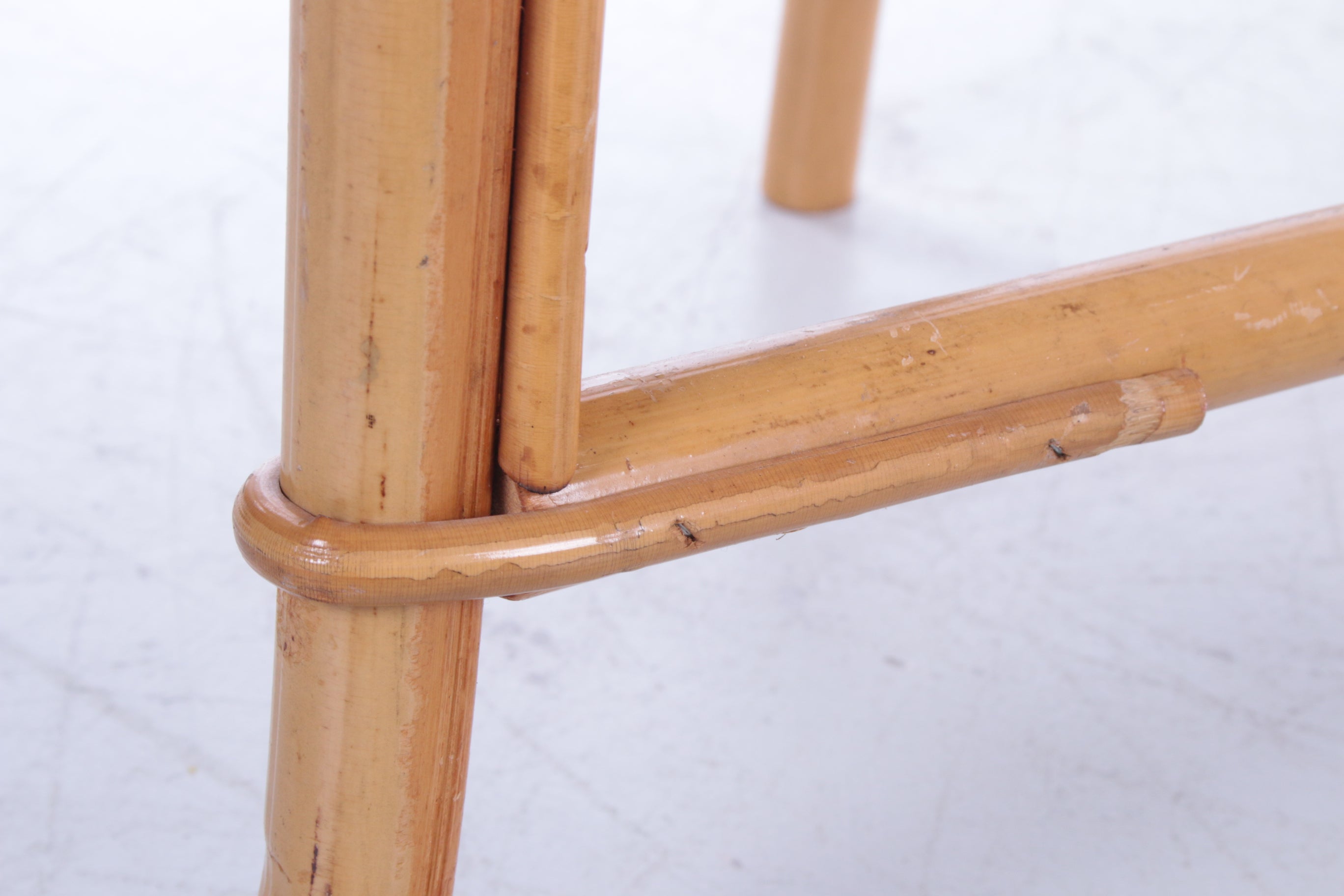 Vintage ronde salontafel Bohemian style