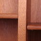 Design teak houten boekenkast verstelbaar