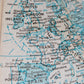 Prachtige Globe van Replogie op mahonievoet,1960 detail Europa