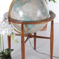 Prachtige Globe van Replogie op mahonievoet,1960 sfeerfoto