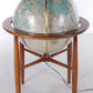 Prachtige Globe van Replogie op mahonievoet,1960 zijkant