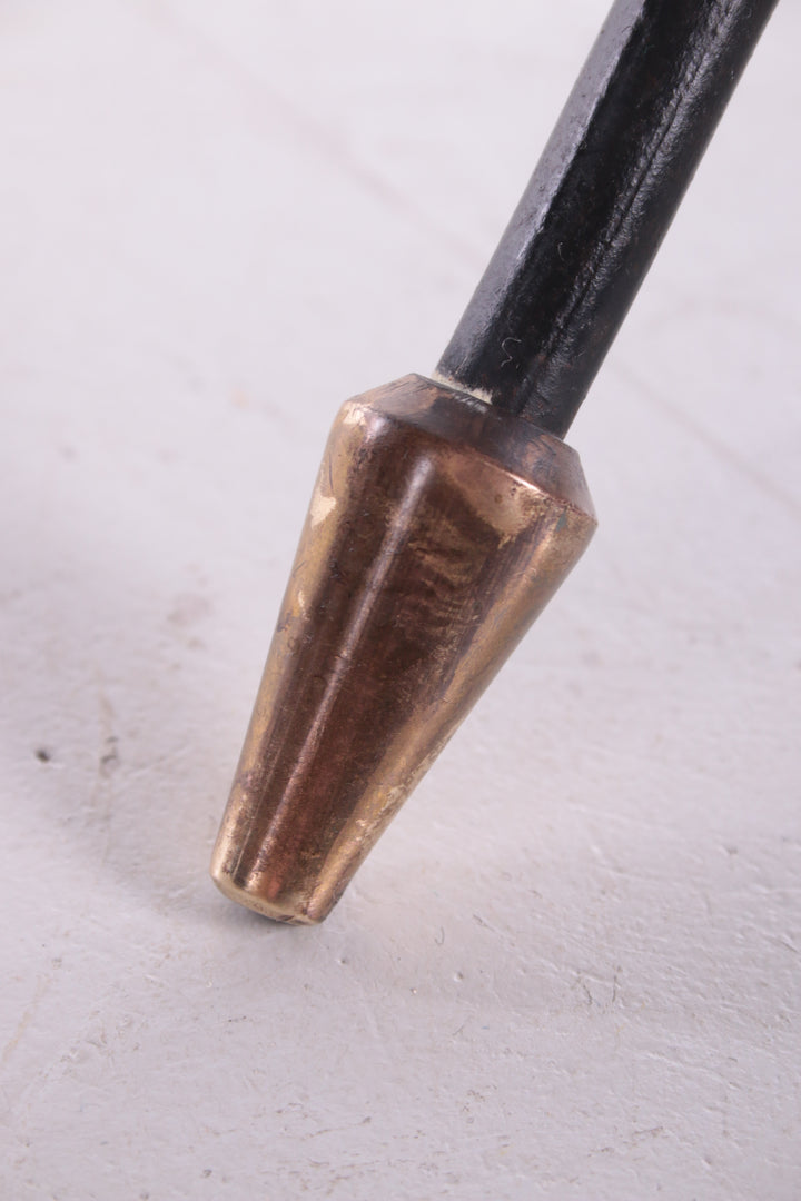 Salontafel Jacques Adnet X-Base Model,1960 detail poot