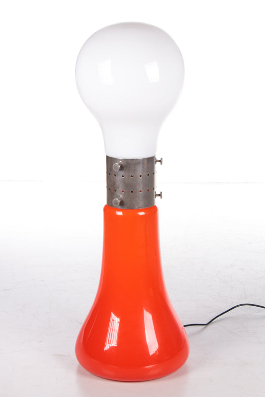 Carlo Nason Model Lipstick Design Vloerlamp,Gemaakt door Mazzega Italy