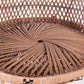 Vintage Bamboe Pauwstoel Emanuelle Chair,1970s detail bovenkant