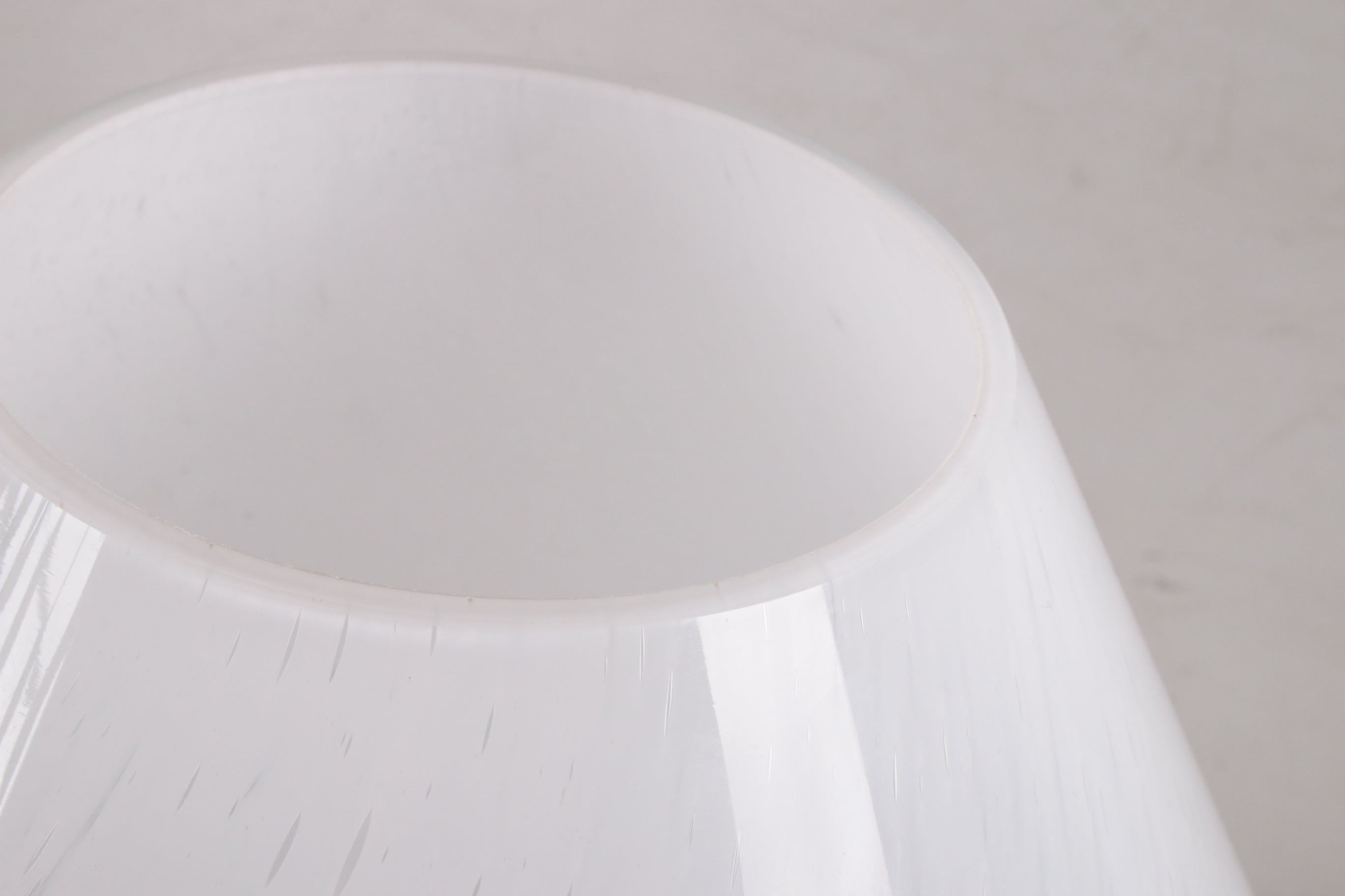 Murano Tafellamp Model Champignon van Glashutte Limburg.1960s de mooie rand