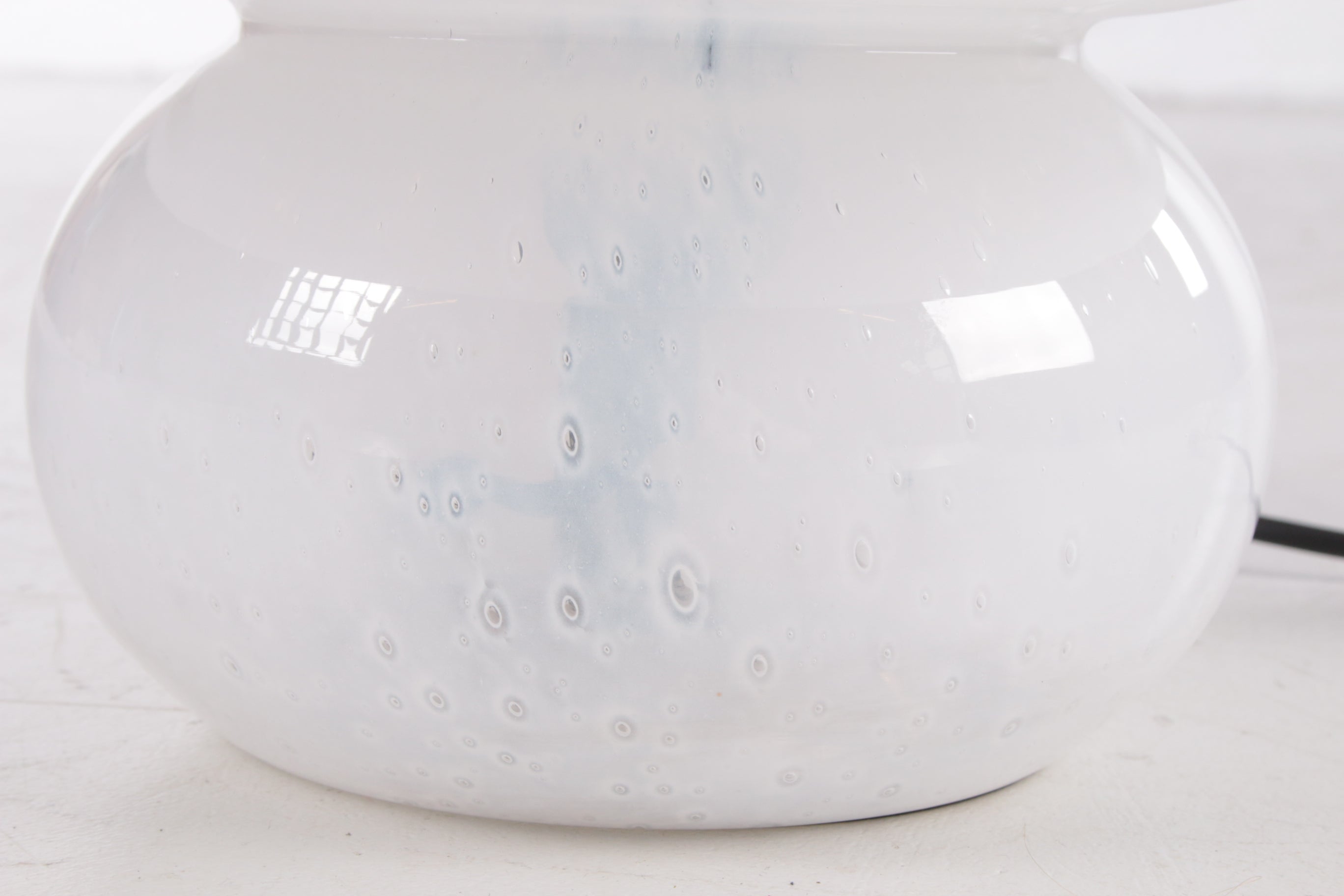 Murano Tafellamp Model Champignon van Glashutte Limburg.1960s het mooie glas