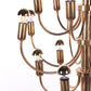 Geatano Sciolari Hanglamp voor Boulanger met 18 lampjes,1960