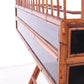 Classic campaign desk of bamboo and lacquer E. Murio Collection