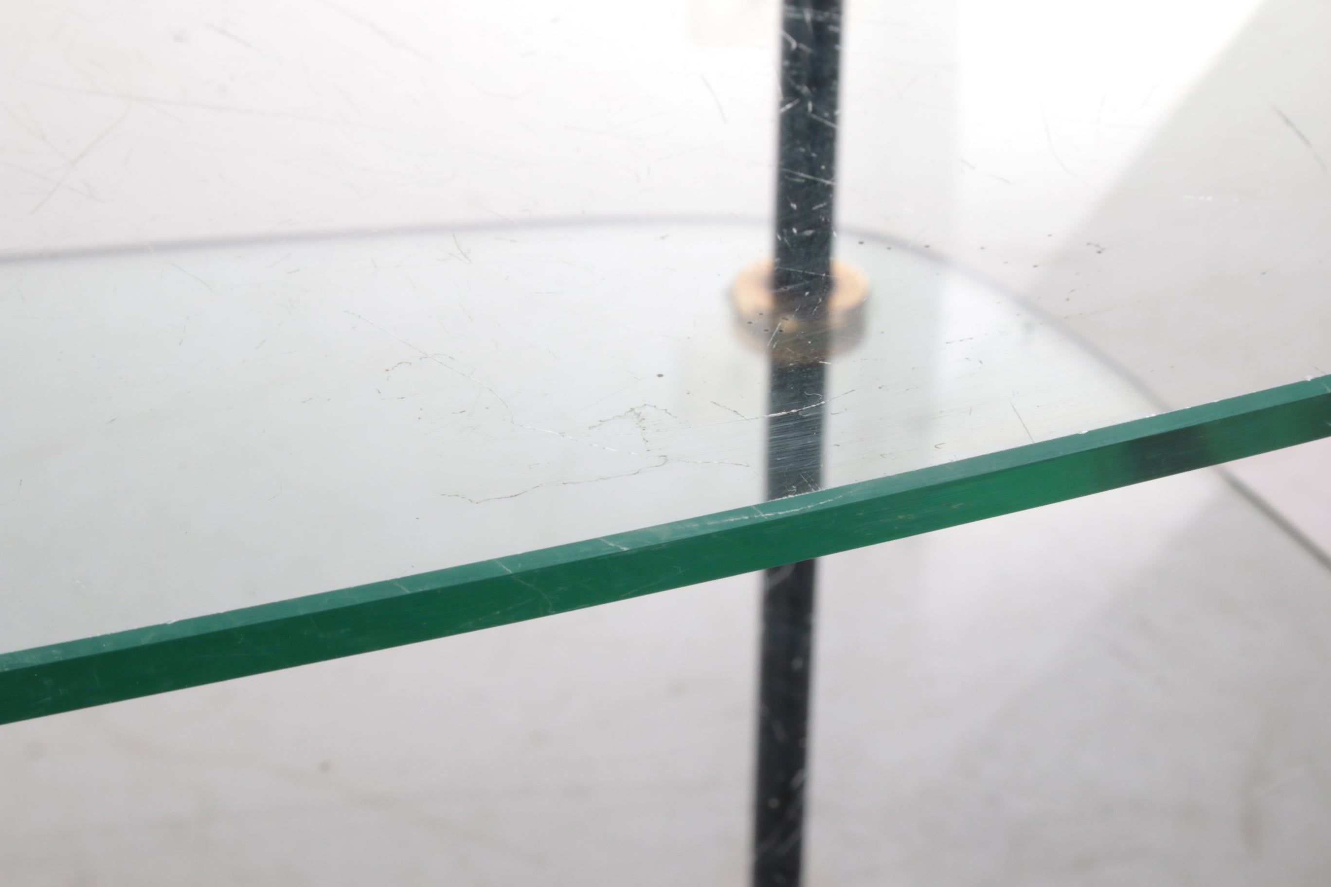 Vintage prachtig glazen wandrek gemaakt in Frankrijk,1960s