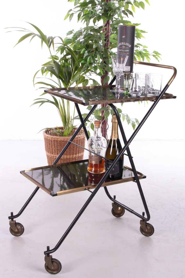 Vintage Franse Serveertrolley of Drankenkar,1960