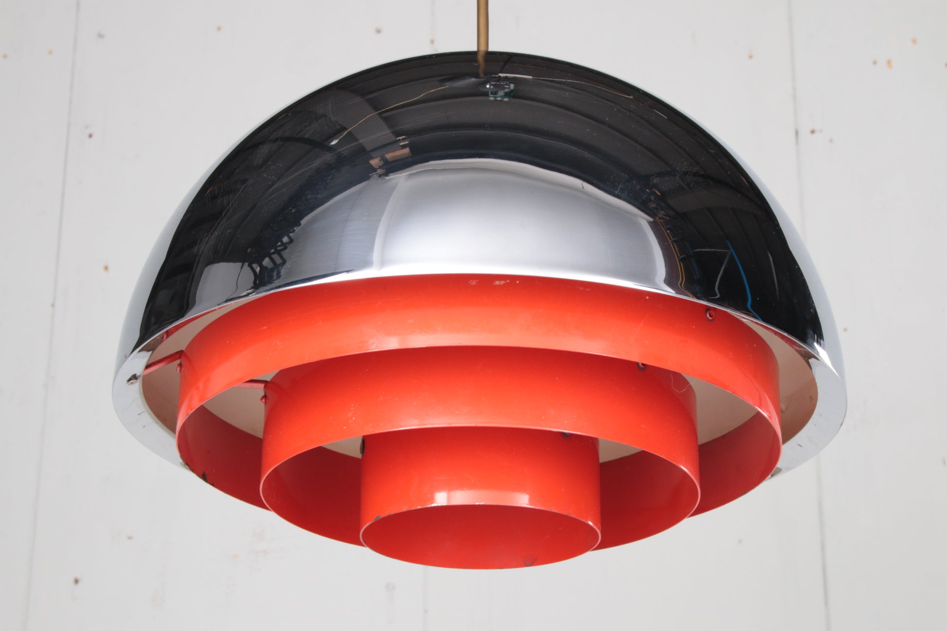 Vintage Jo Hammerborg lamp,Model Milieu jaren60s 