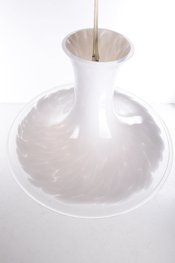 Holmegaard/Royal Copenhagen "Mandarin" hanglamp door Michael Bang bovenkant