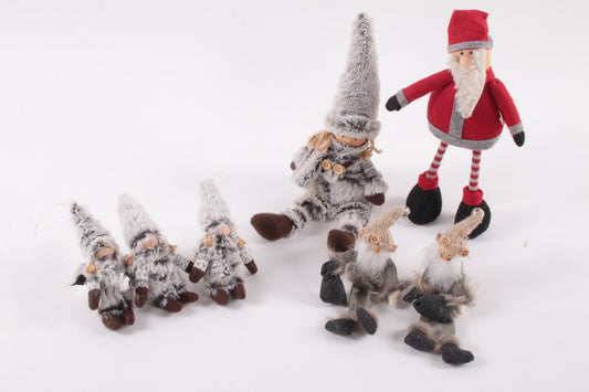 Kerstgroep stoffen poppetjes prachtige voor Decoratie