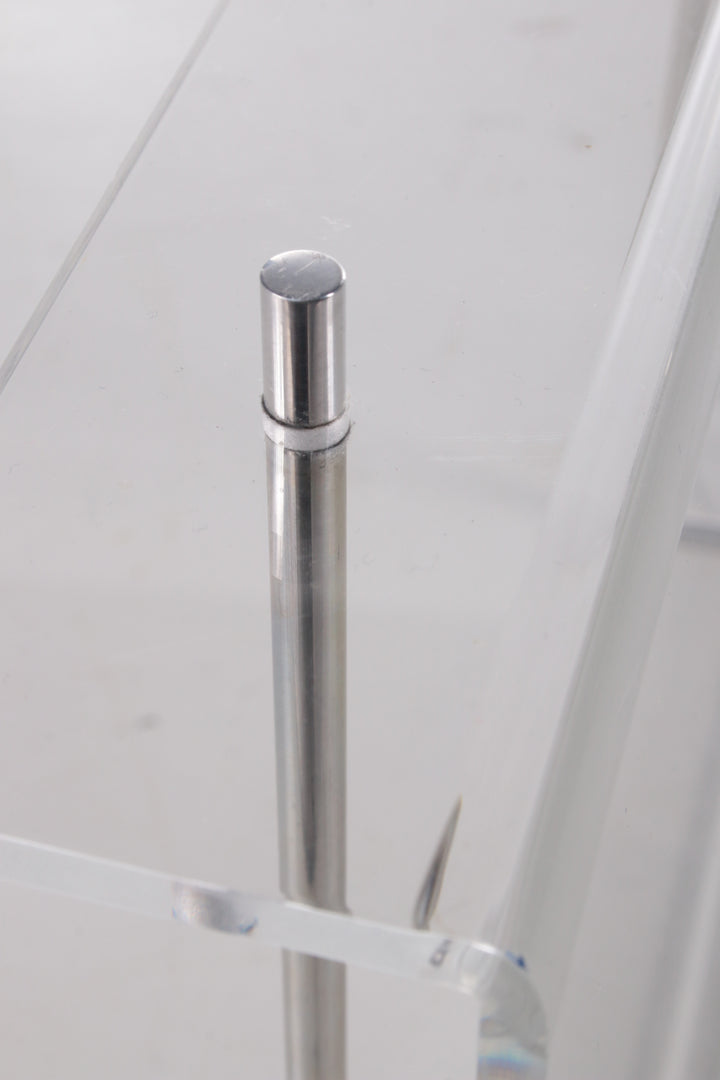 Plexiglas Magazijnrek met metalen accenten,1