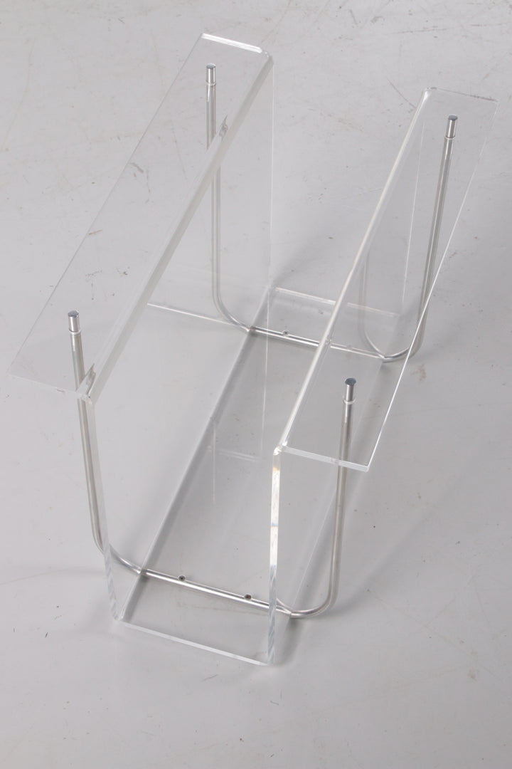 Plexiglas Magazijnrek met metalen accenten,1