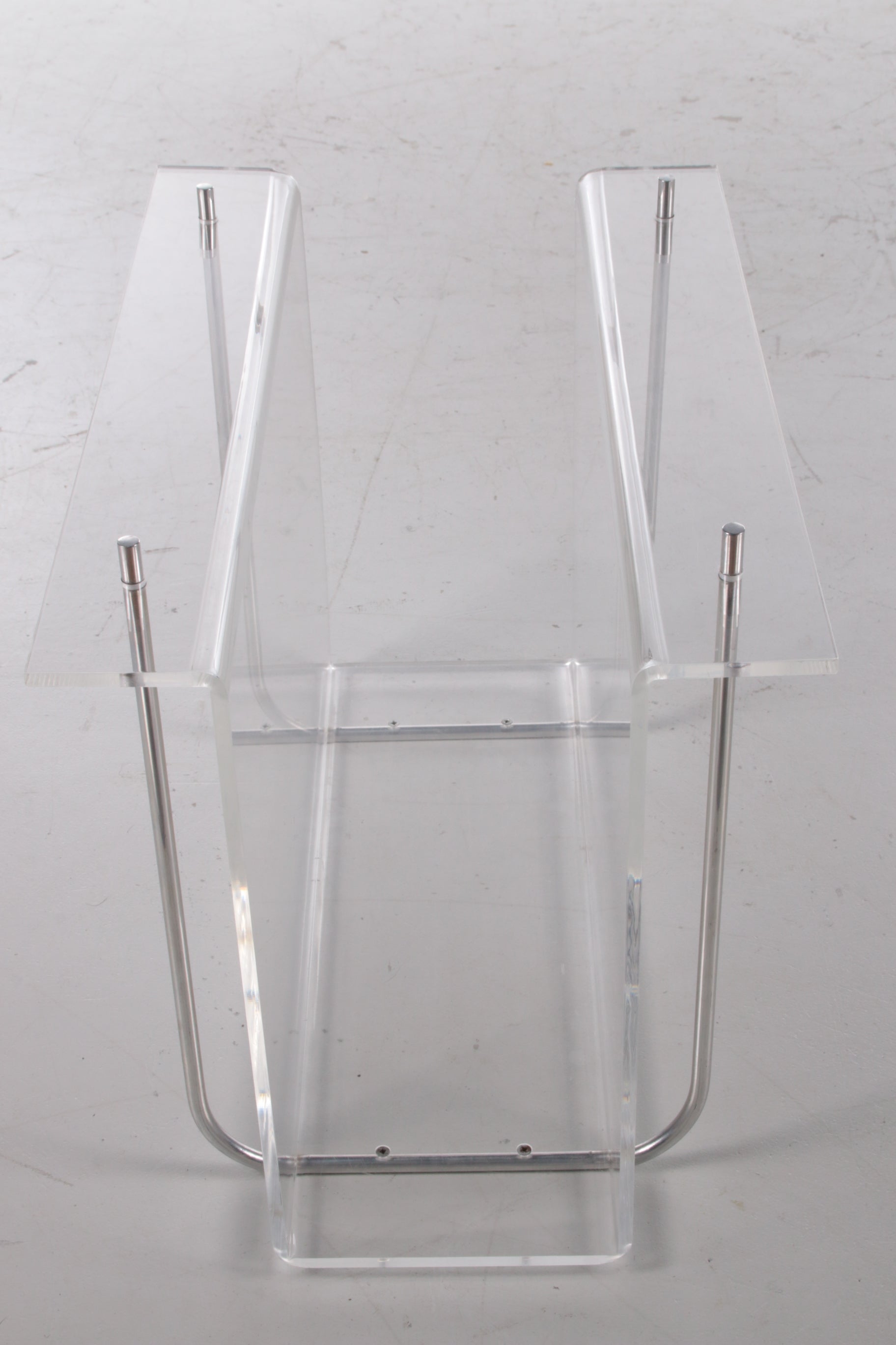Plexiglas Magazijnrek met metalen accenten,1