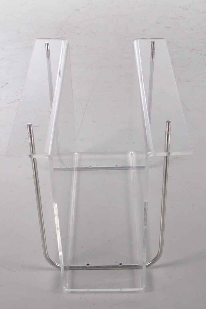 Plexiglas Magazijnrek met metalen accenten,1