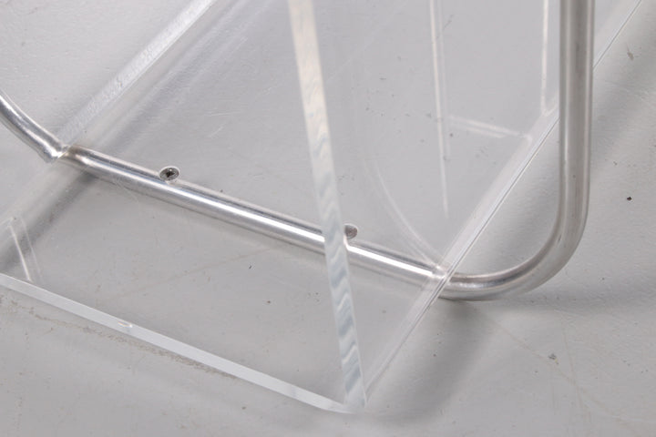 Plexiglas Magazijnrek met metalen accenten,1