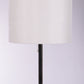 Large Floor Lamp with Chrome stem and 3 light fittings in the shade by Temde