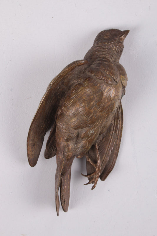 Bronze sparrow, Signed by H. Parvis
