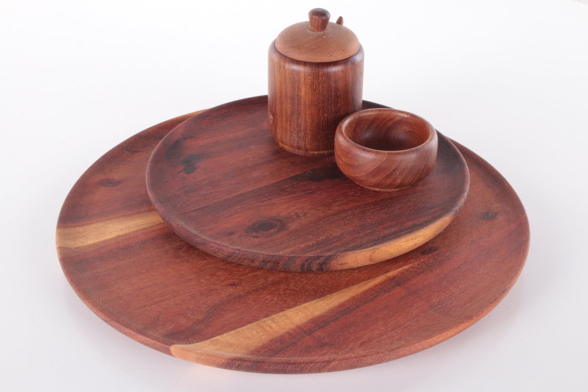 Vintage teakhouten set jaren60 Denemarken