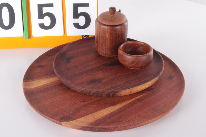 Vintage teakhouten set jaren60 Denemarken