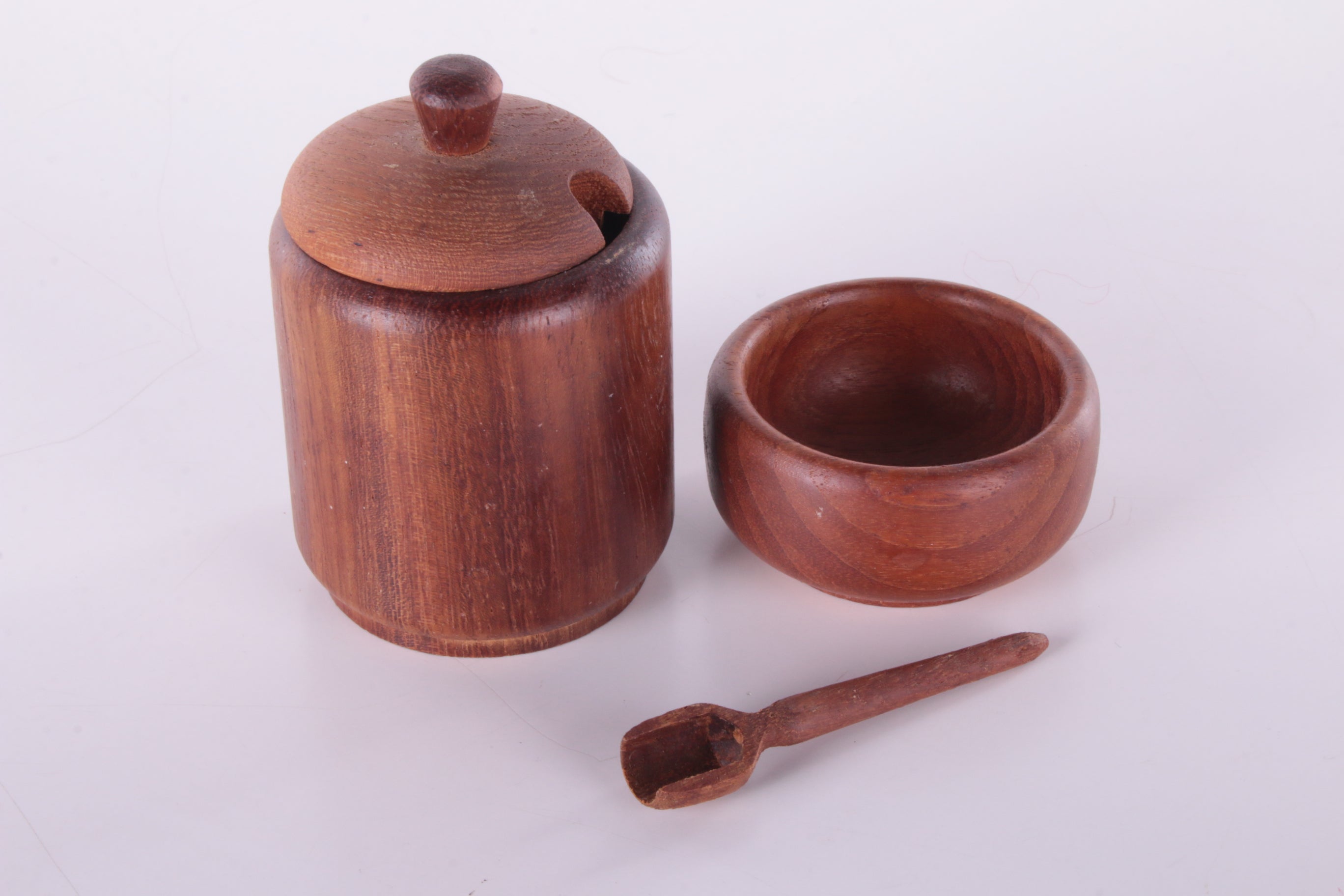 Vintage teakhouten set jaren60 Denemarken