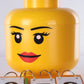 Vintage LEGO opbergbox Hoofd Girl