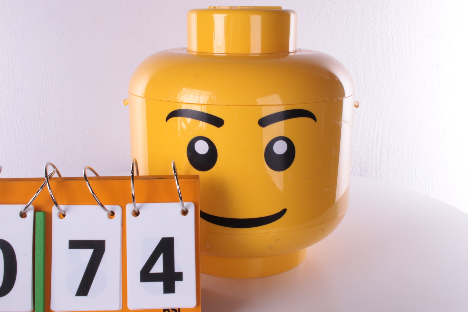 Vintage LEGO Head Storage Box - Fun and Functional Organizer