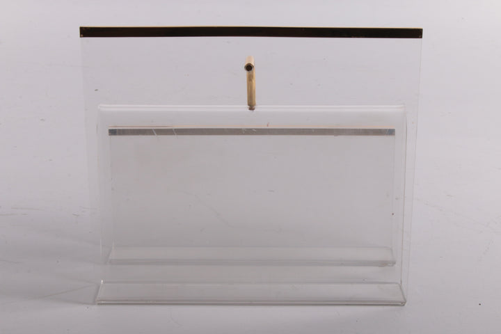 Hollywood regency Plexiglas magazijnrek jaren70 Italie