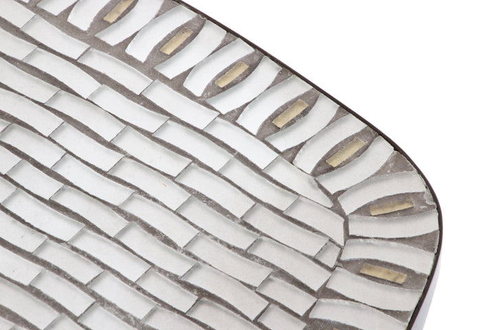 Mozaïeken wandspiegel van Berthold Müller Oerlinghausen, 1950