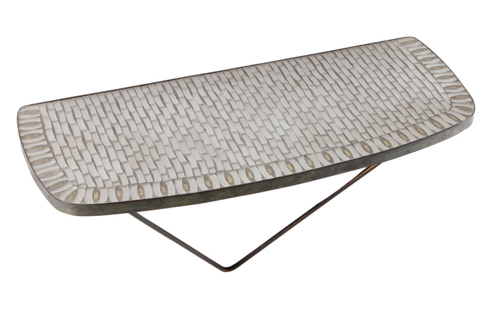 Mozaïeken wandspiegel van Berthold Müller Oerlinghausen, 1950